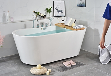 丹东足浴店专用独立式亚克力浴缸